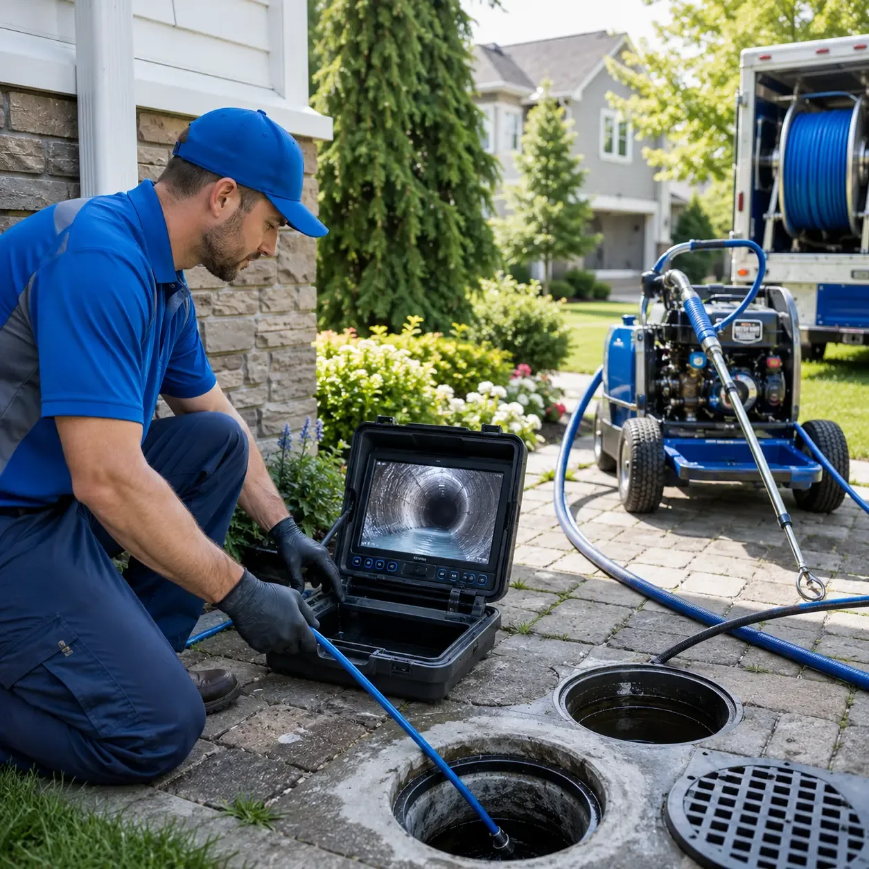 Outdoor drain cleaning professionals serving Carlisle, MA